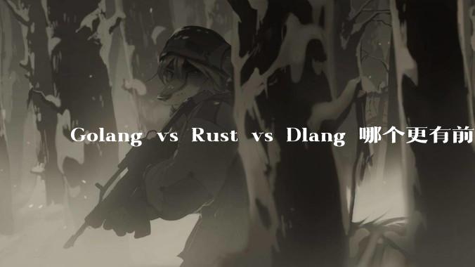 Golang vs Rust vs Dlang 哪个更有前途，哪位大牛这 3 门语言都用过？